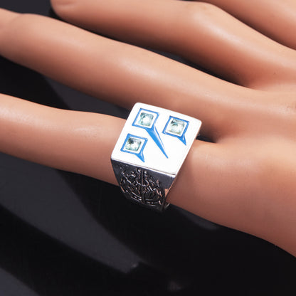 Anime Merchandise OVERLORD King of the Undead Ainz Ooal Gown Style Ring Ultra Rare Item Meteor Ring